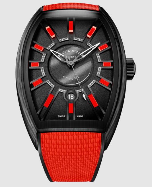 Franck Muller Curvex CX Flash Replica Watch CX 36 SC DT FLASH CARBONE TTNRBR Red